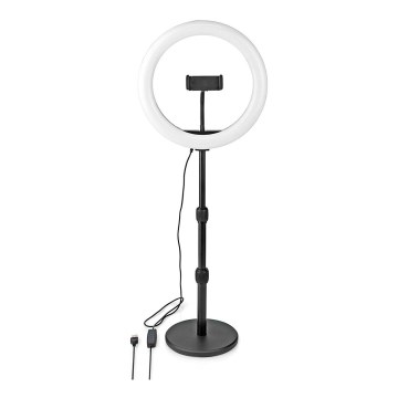Dimmbare LED-Lampe mit Ständer und Halterung für Vlogging LED/6W/USB 2700-6700K