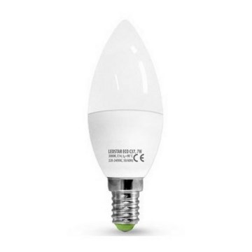 LED-Glühlampe ECOLINE C37 E14/7W/230V 3000K - Brilagi