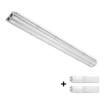 LED technische Leuchtstofflampe T8 2xG13/18W/230V 4000K IP65